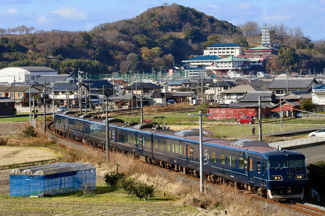 【JR西】琴平行きWestExpress銀河運転(往路)を金蔵寺～多度津間で撮影した写真