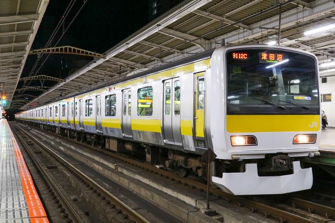 【JR東】終夜運転を実施(2021~2022)を秋葉原駅で撮影した写真