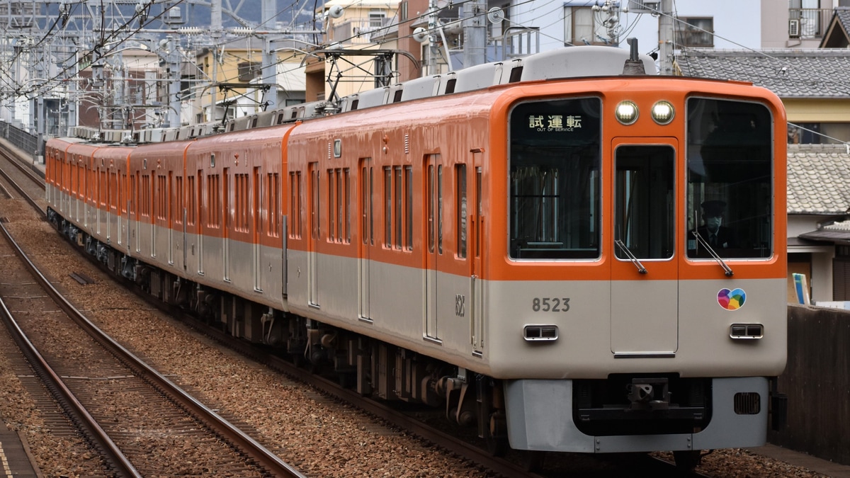 大阪 阪神】8000系8215F神戸側ユニット出場試運転(2022110) |2nd-train鉄道