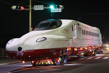 【JR九】N700S Y1編成大村車両基地へ陸送