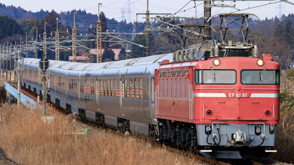 JR東】EF81-81牽引カシオペア紀行返却回送 |2nd-train鉄道ニュース