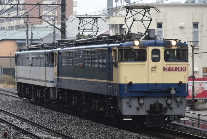 【JR東】EF65-2085 大宮車両所入場回送を西国分寺駅で撮影した写真