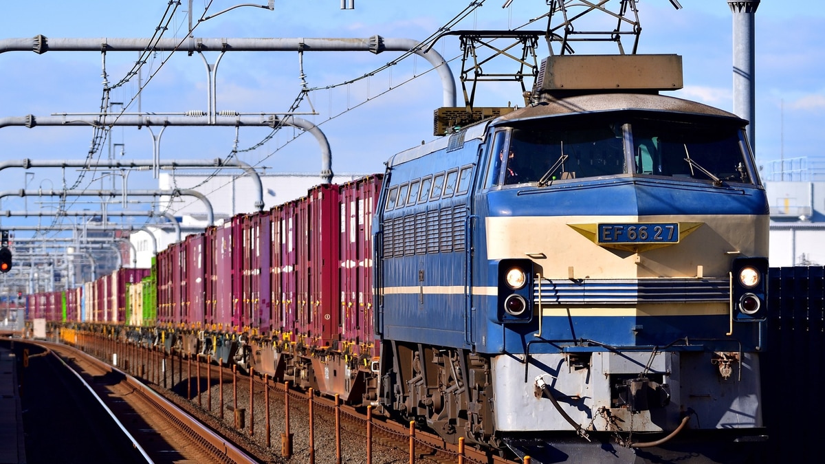 JR貨】EF66-27:A21運用 隅田川シャトル(20220113) |2nd-train鉄道ニュース