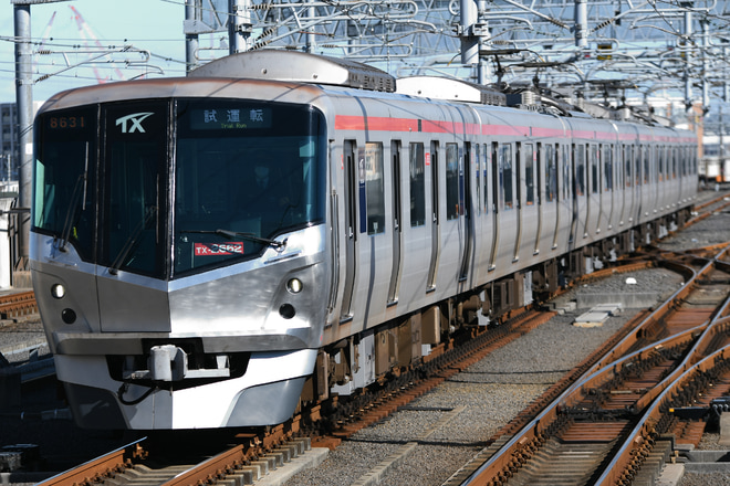 【TX】TX-2000系TX-2162F更新後出場試運転を八潮駅で撮影した写真