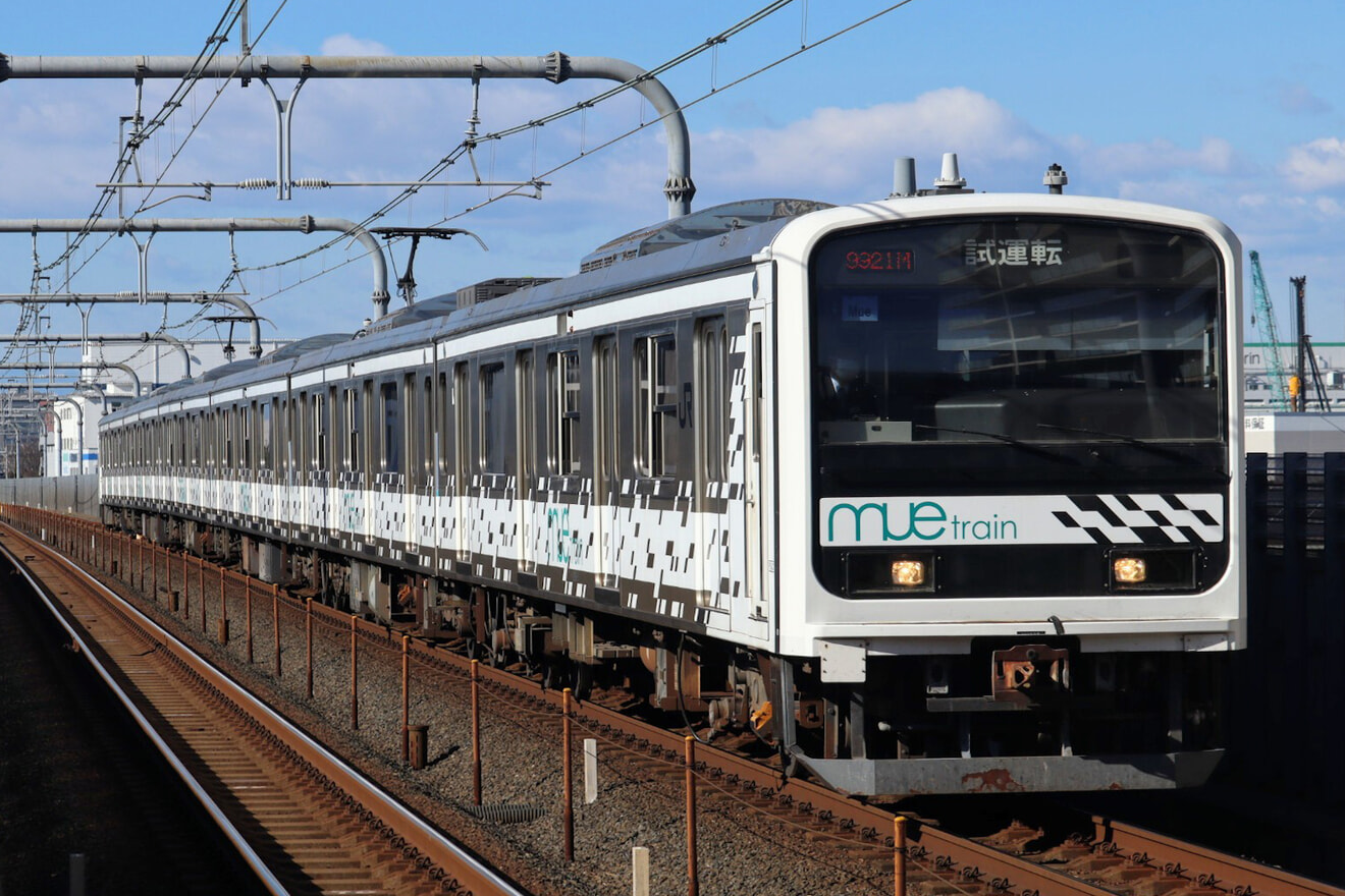 【JR東】MUE-Train武蔵野線で試運転の拡大写真