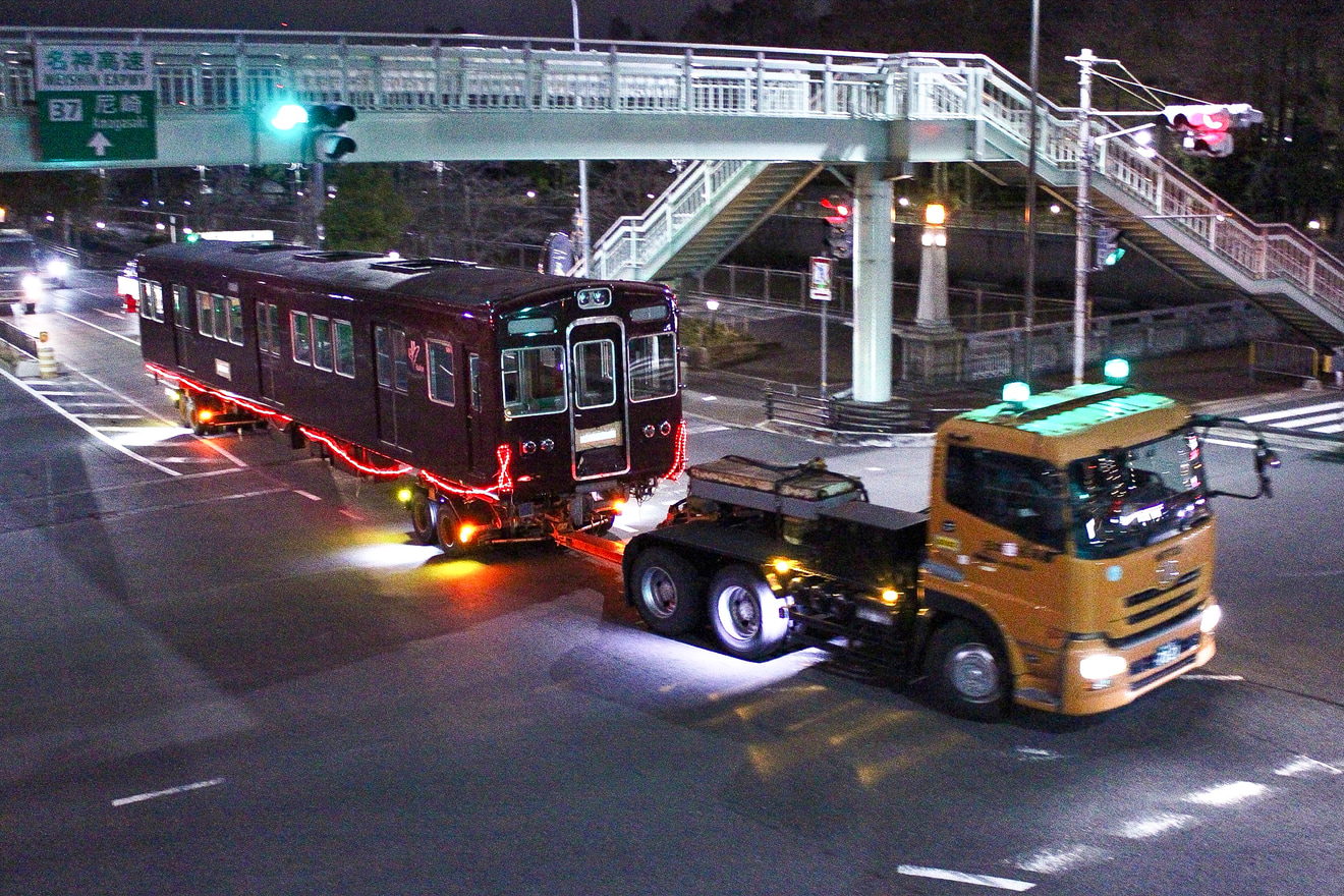 【阪急】3300系のC#3861とC#3367が廃車陸送の拡大写真