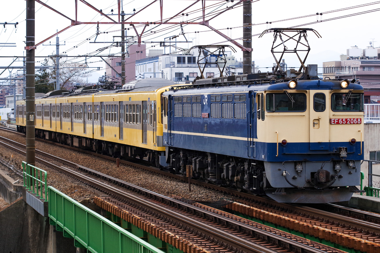 【西武】新101系245F (ツートン)多摩川線から甲種輸送の拡大写真