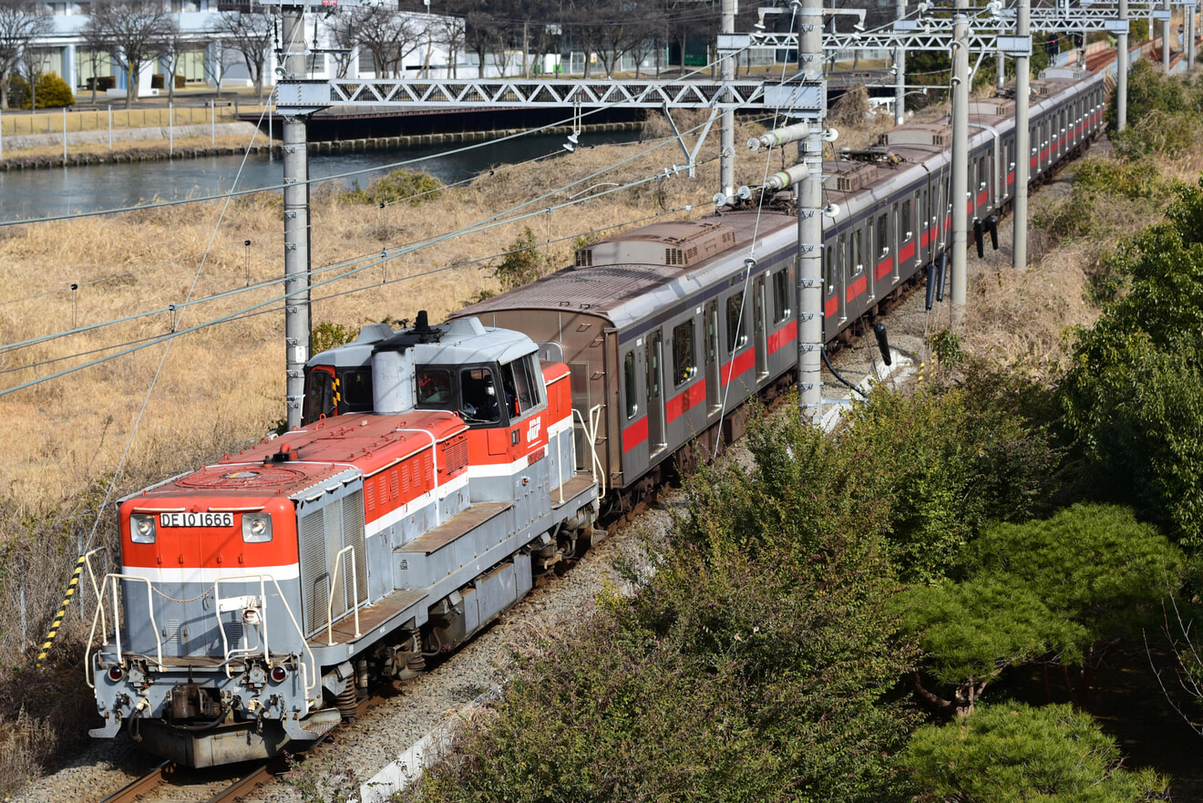 【東急】5080系5190F J-TREC横浜事業所入場甲種輸送の拡大写真
