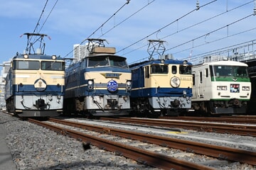【JR東】EF65-501/EF66-27/EF65-1115「往年の名機、一堂に会す撮影会」