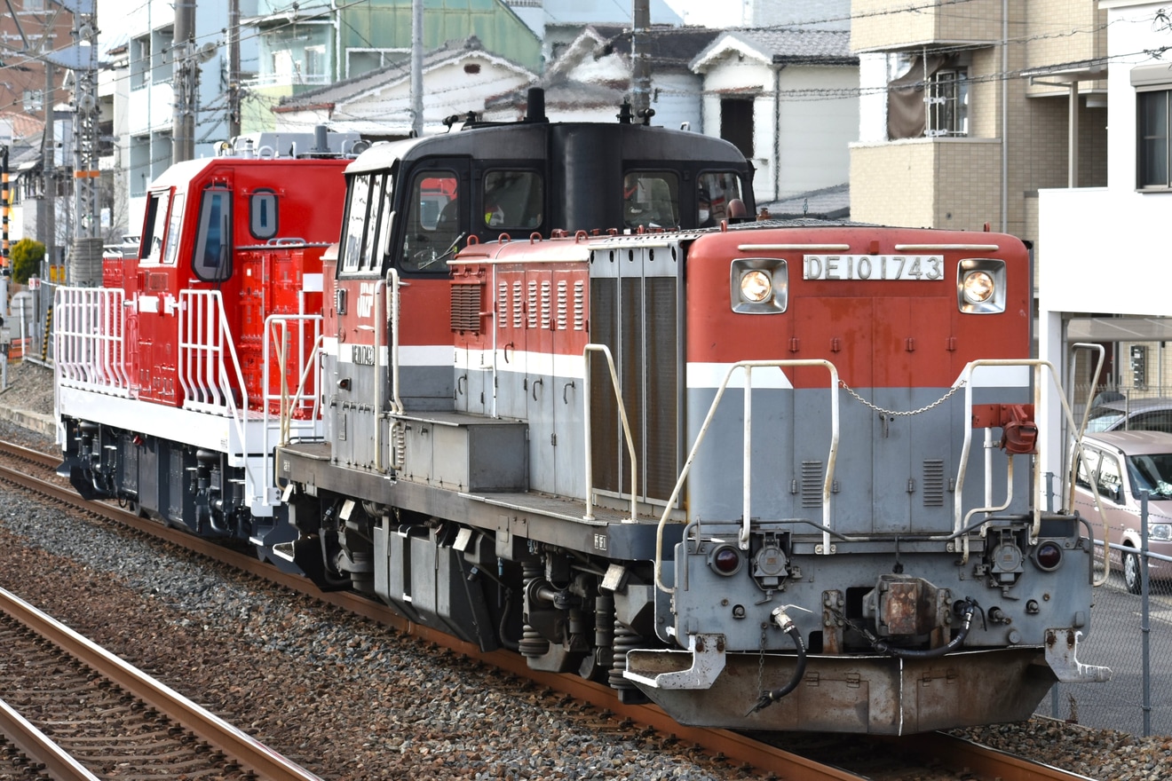 【JR貨】DD200-19甲種輸送の拡大写真