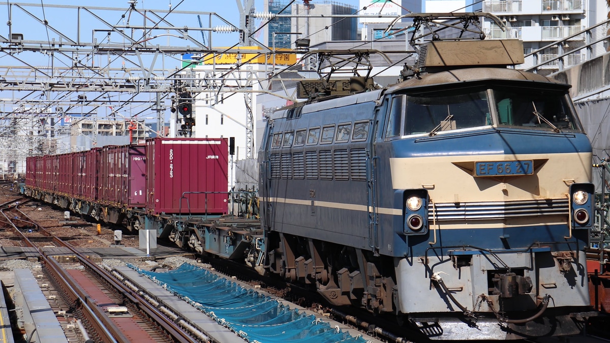 JR貨】EF66-27:A6運用 1552レ(2月7日) |2nd-train鉄道ニュース