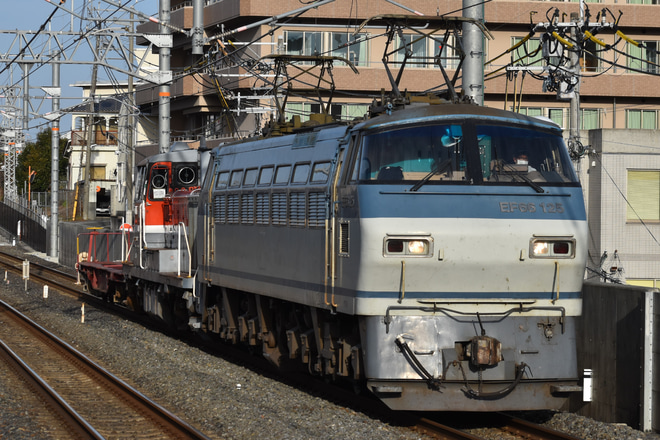 【JR貨】DE10-1592水島臨海鉄道貸出回送をJR総持寺駅で撮影した写真