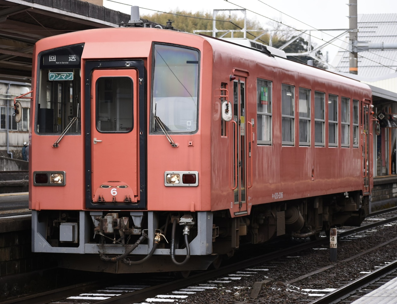 【JR西】キハ120-206後藤総合車両所入場回送の拡大写真