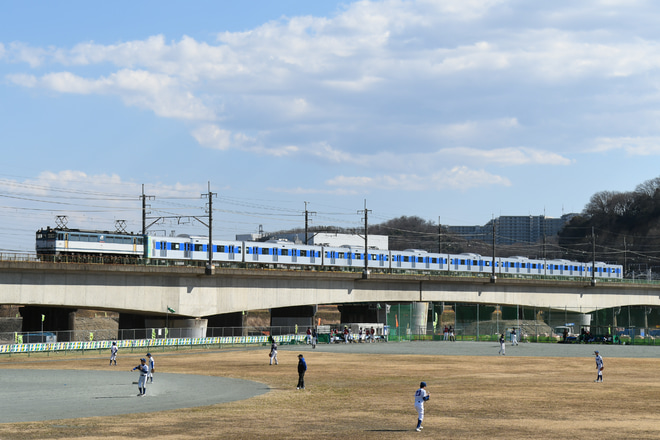 【都営】6500形6509F甲種輸送を梶ヶ谷貨物ターミナル～府中本町間で撮影した写真