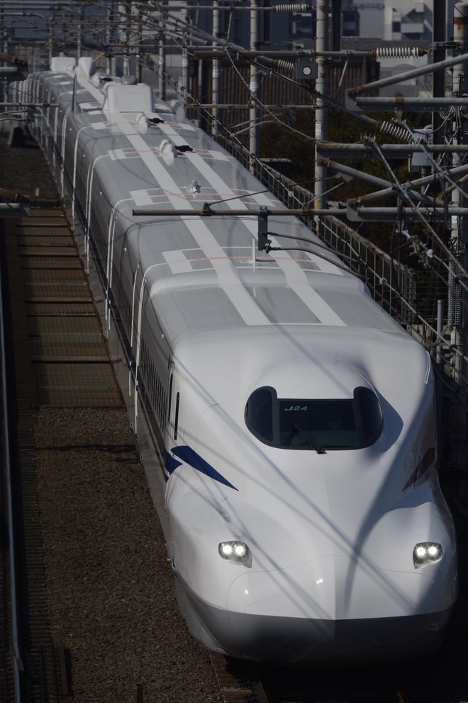 【JR海】N700S J24編成試運転を京都〜米原間で撮影した写真