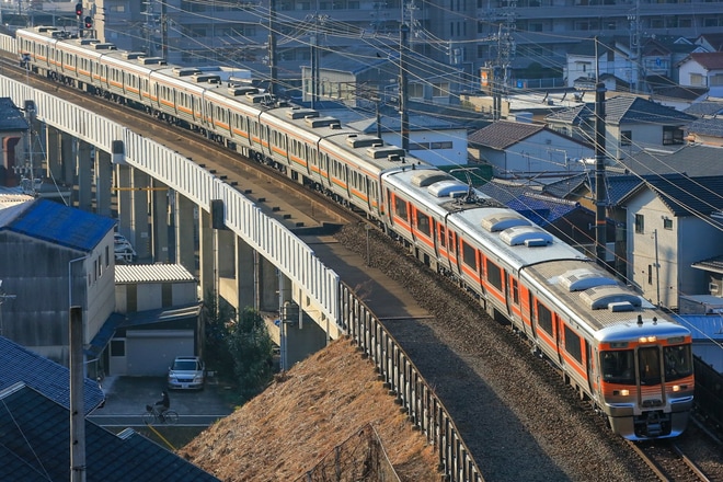 【JR海】313系8000番台(セントラルライナー)が愛知環状鉄道線へ入線
