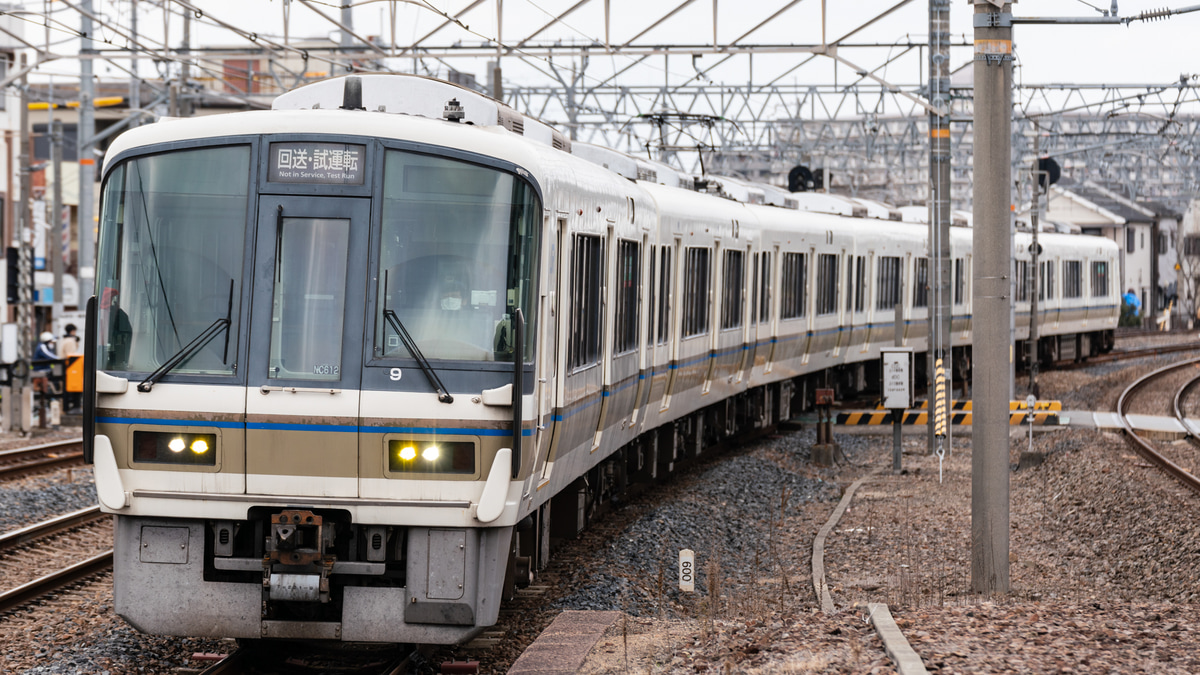 JR西】221系NA435編成吹田総合車両所出場試運転 |2nd-train鉄道