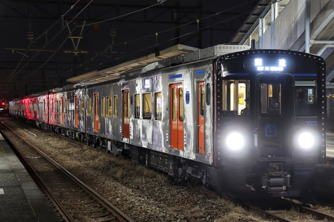 【JR九】YC1系6両が熊本への拡大写真
