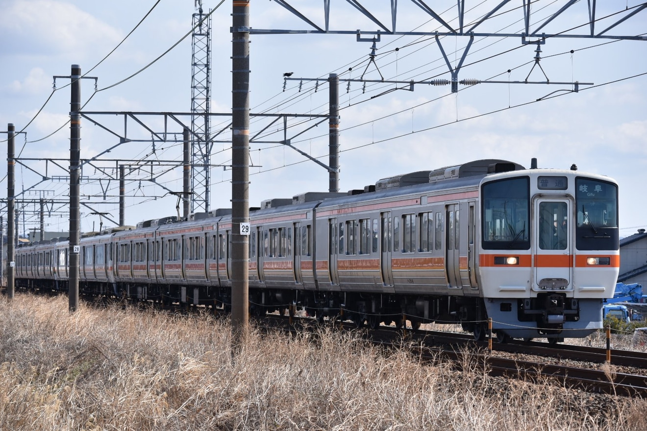 【JR海】311系G6編成故障に伴う救援列車が9連で運転の拡大写真