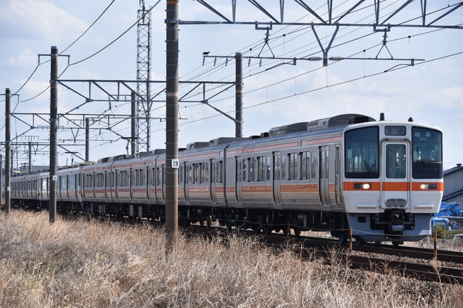 【JR海】311系G6編成故障に伴う救援列車が9連で運転