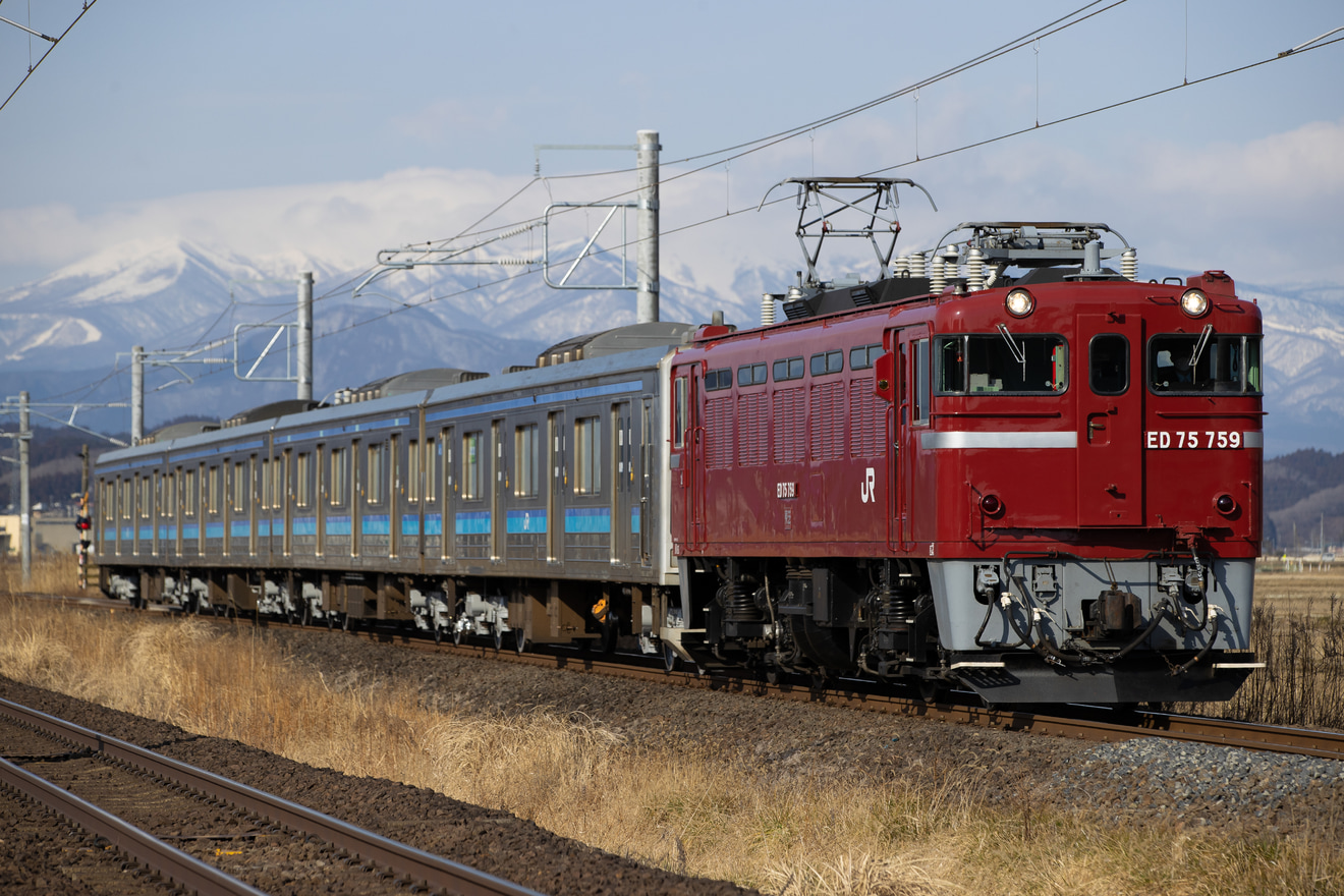 【JR東】205系M11編成郡山総合車両センター出場配給の拡大写真