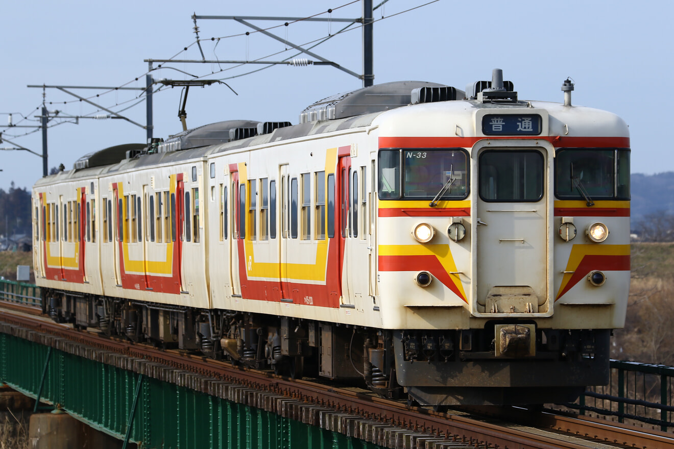 【JR東】新潟地区の115系定期運行終了の拡大写真