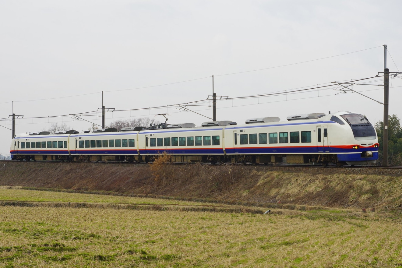 【JR東】いなほ1往復がE653系4両「しらゆき」編成所定にの拡大写真