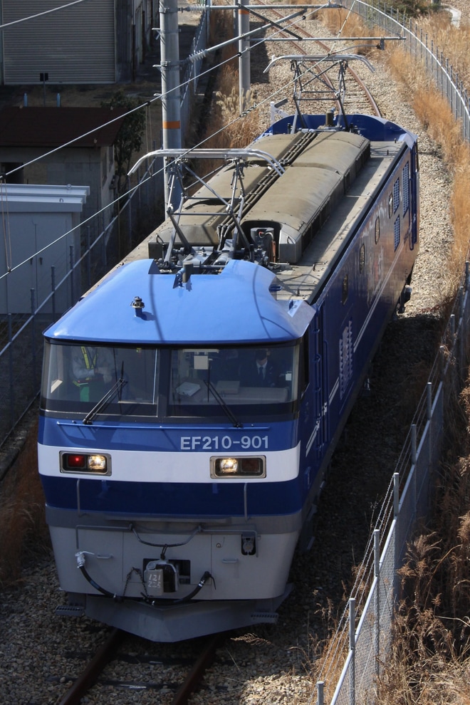 【JR貨】EF210-901広島車両所出場で新塗装に