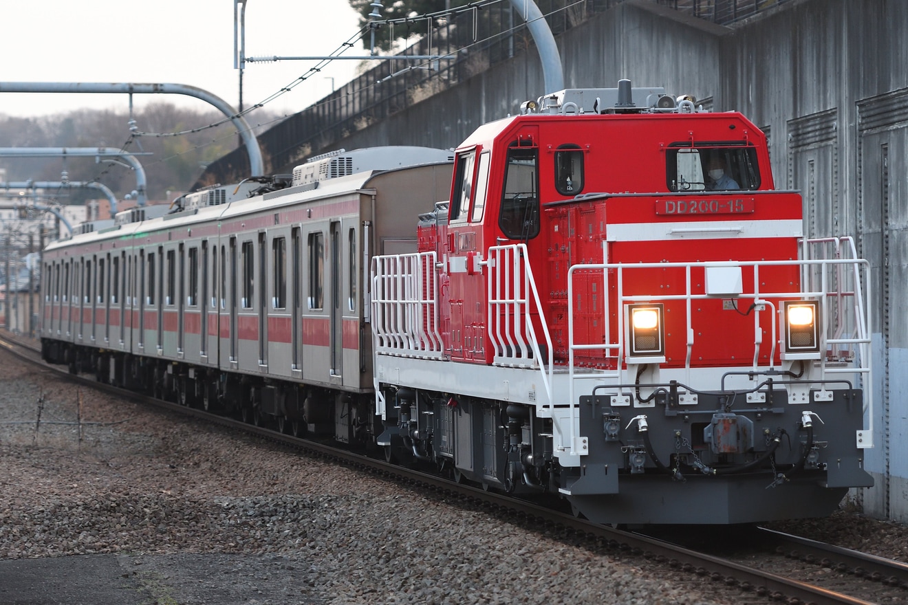 【東急】5050系5166F総合車両製作所横浜事業所へ入場甲種輸送の拡大写真