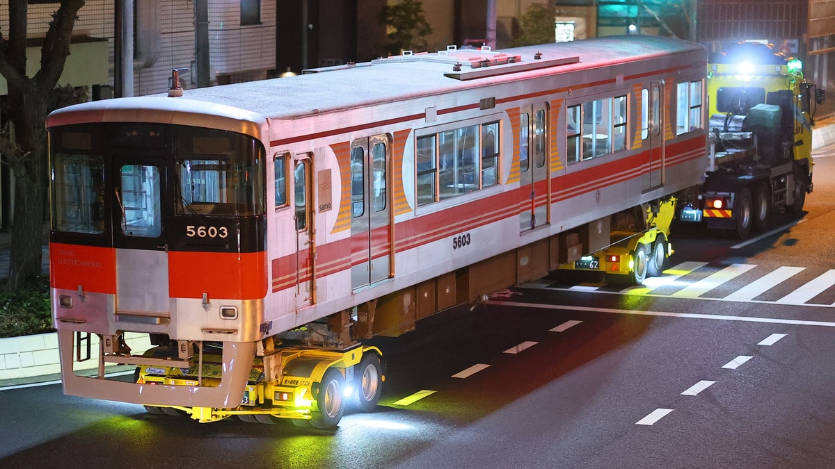 山陽】5000系5703Fが阪神尼崎から東二見工場へ陸送 |2nd-train鉄道ニュース