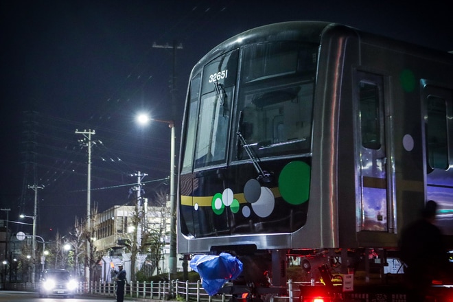 【大阪メトロ】30000A系近畿車輛から緑木検車場へ陸送