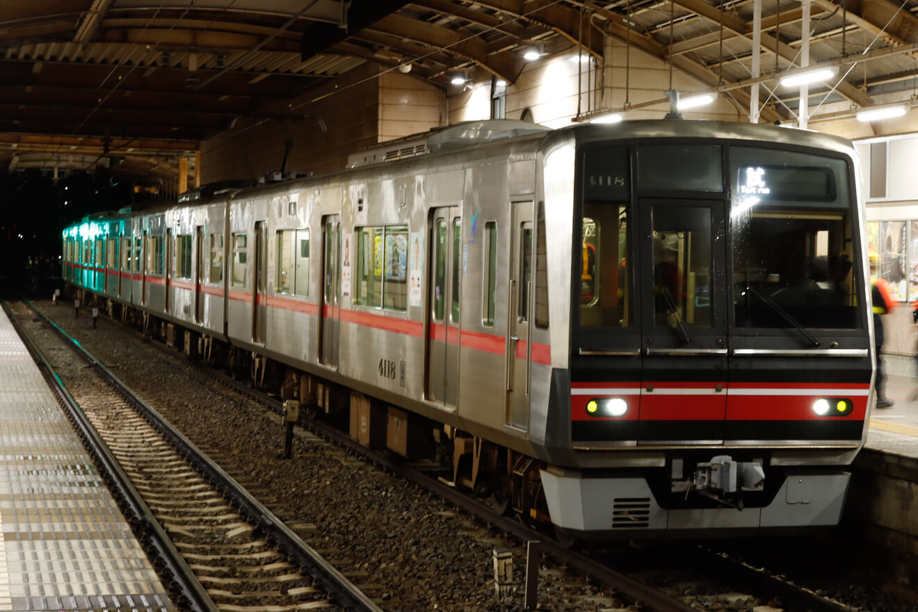 【名鉄】喜多山駅上り高架化に伴う試運転の拡大写真