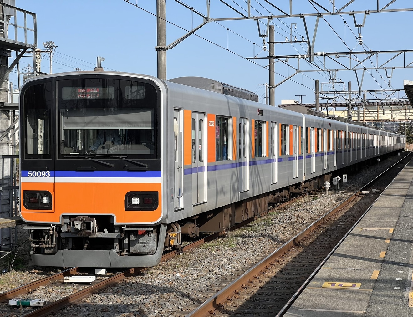 【東武】50090型51093F寄居へ回送の拡大写真