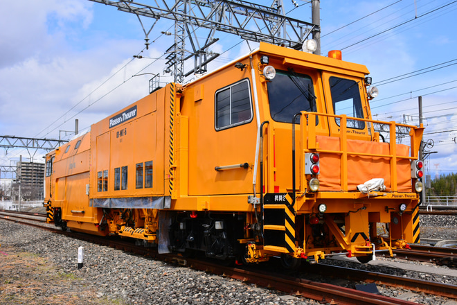 【近鉄】「線路ではたらく車両大集合 作業用機械車撮影会」開催 を西大寺検車区宮津車庫で撮影した写真