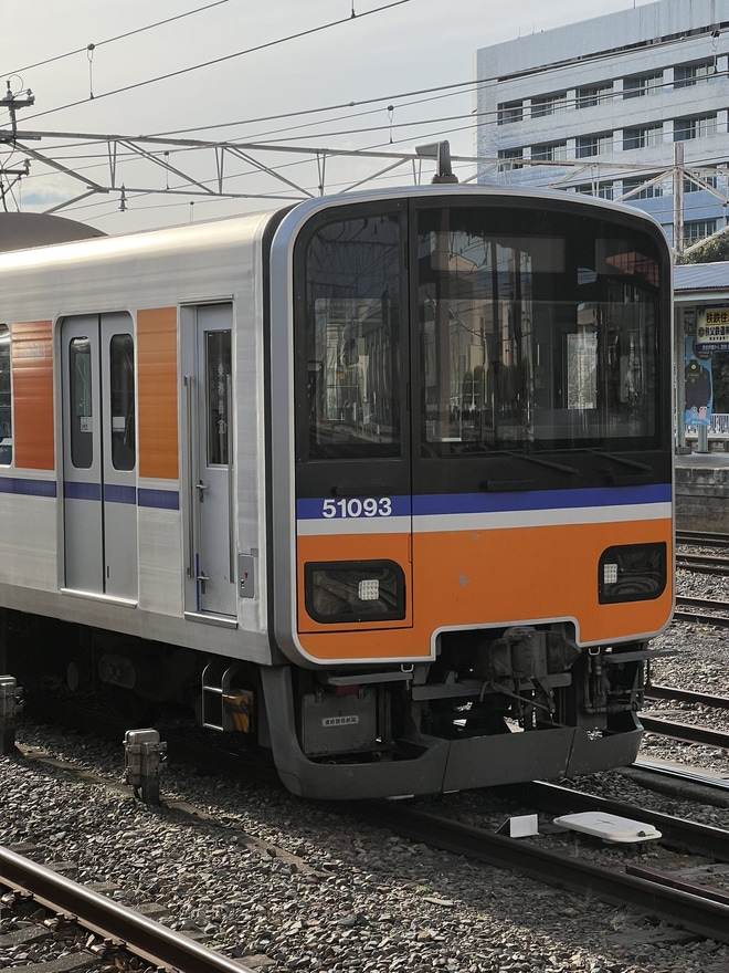 【東武】50090型51093F寄居へ回送を寄居駅で撮影した写真
