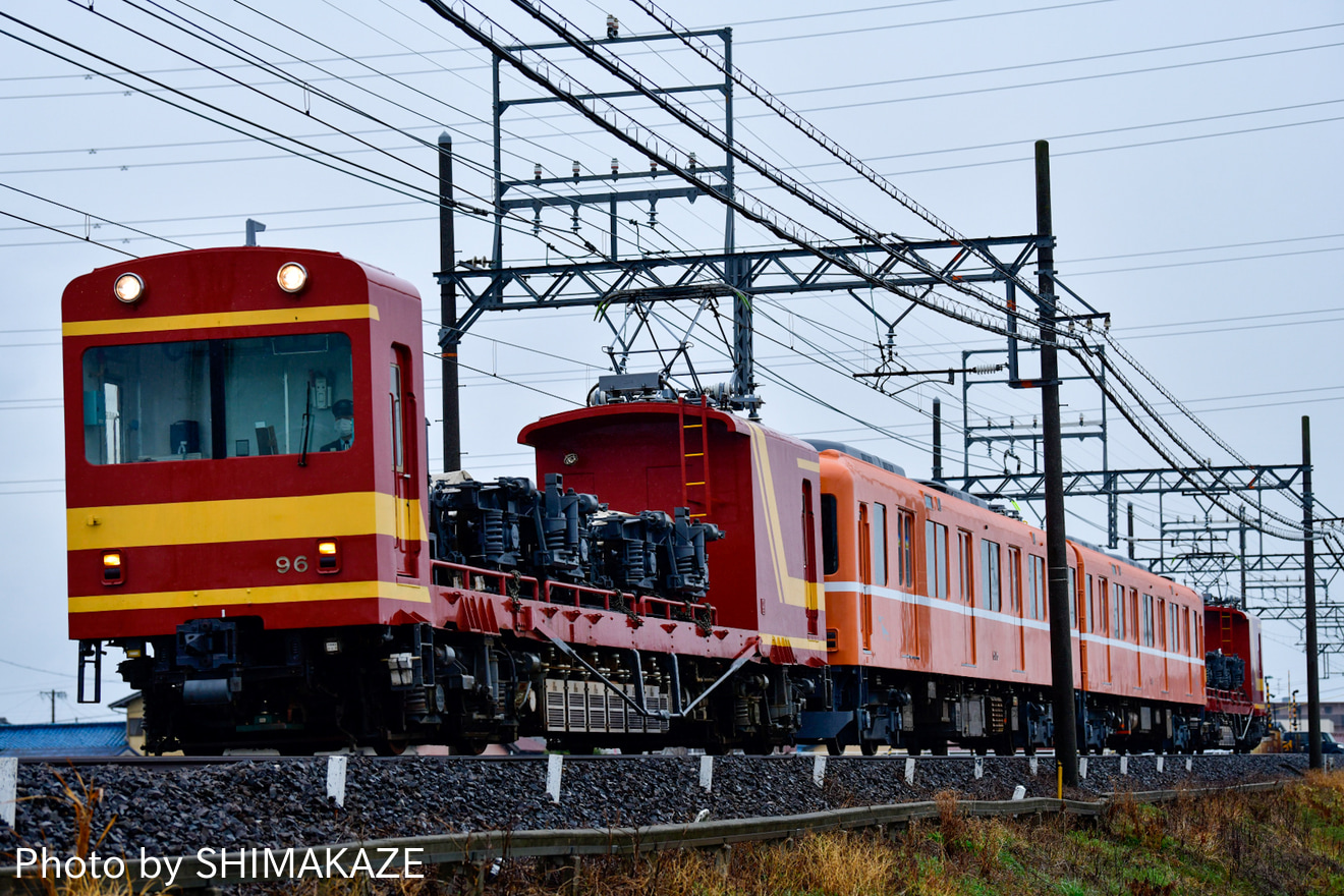 【養老】600系D06塩浜検修車庫出場回送の拡大写真