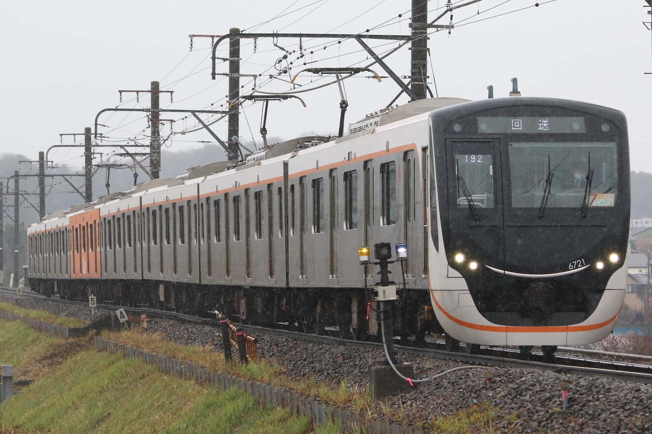 【東急】6020系6121F 長津田車両工場入場の拡大写真