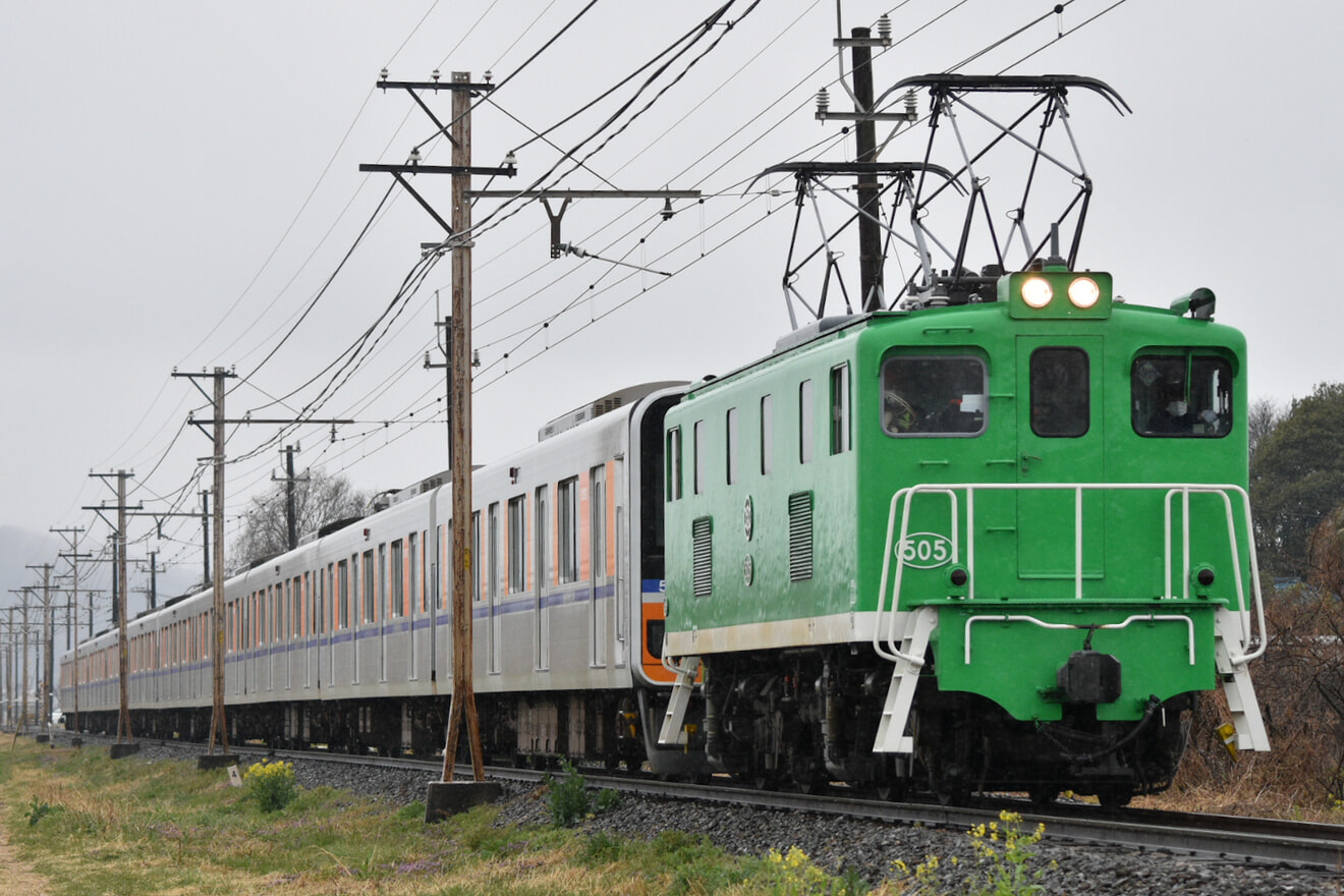 【東武】50090型51093F南栗橋工場入場回送の拡大写真