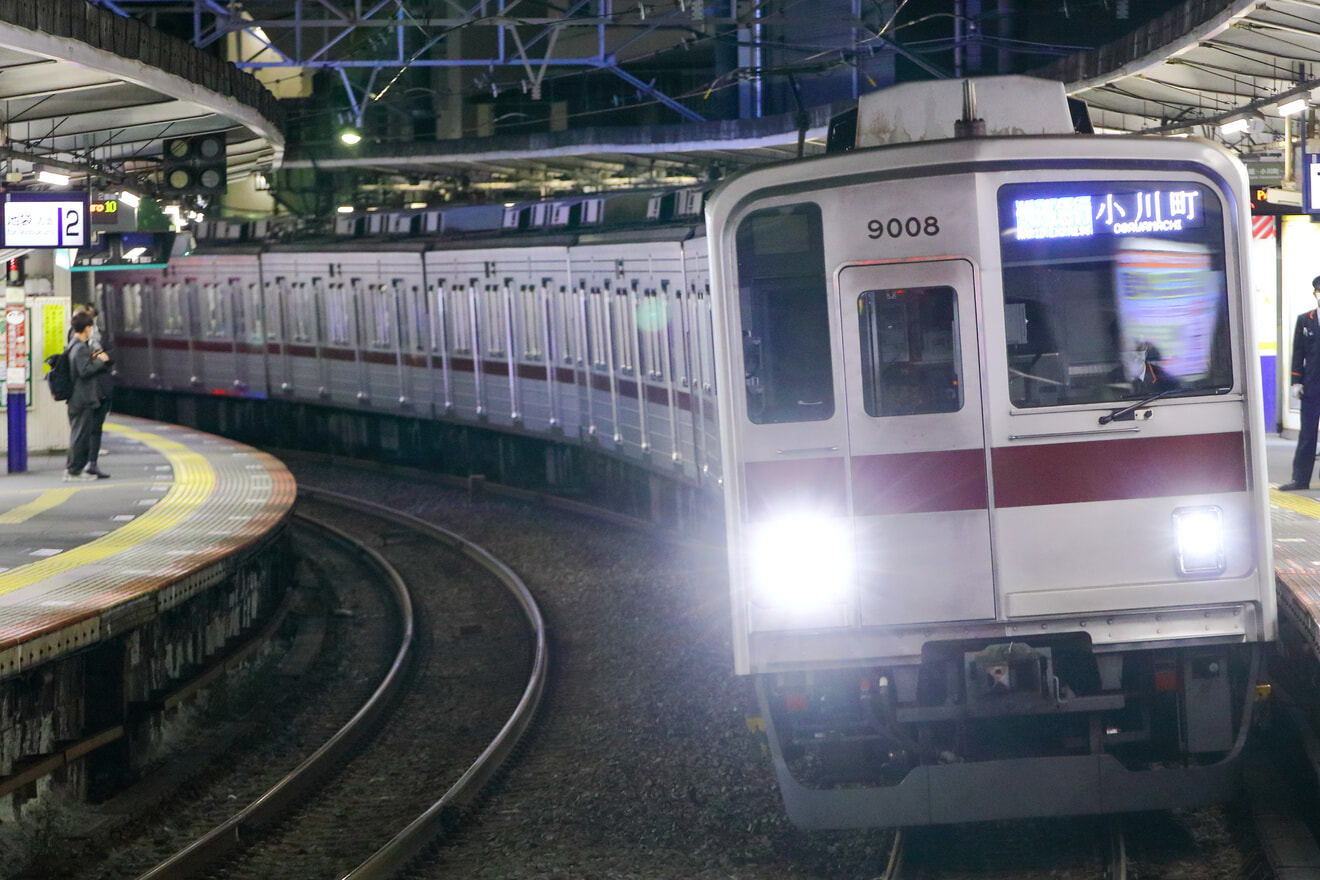 【東武】9000系9108Fを使用したTJライナー代走臨時快速急行の拡大写真