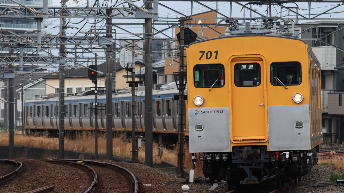 相鉄】10000系10703×8 海老名方4両 相鉄線内回送 |2nd-train鉄道