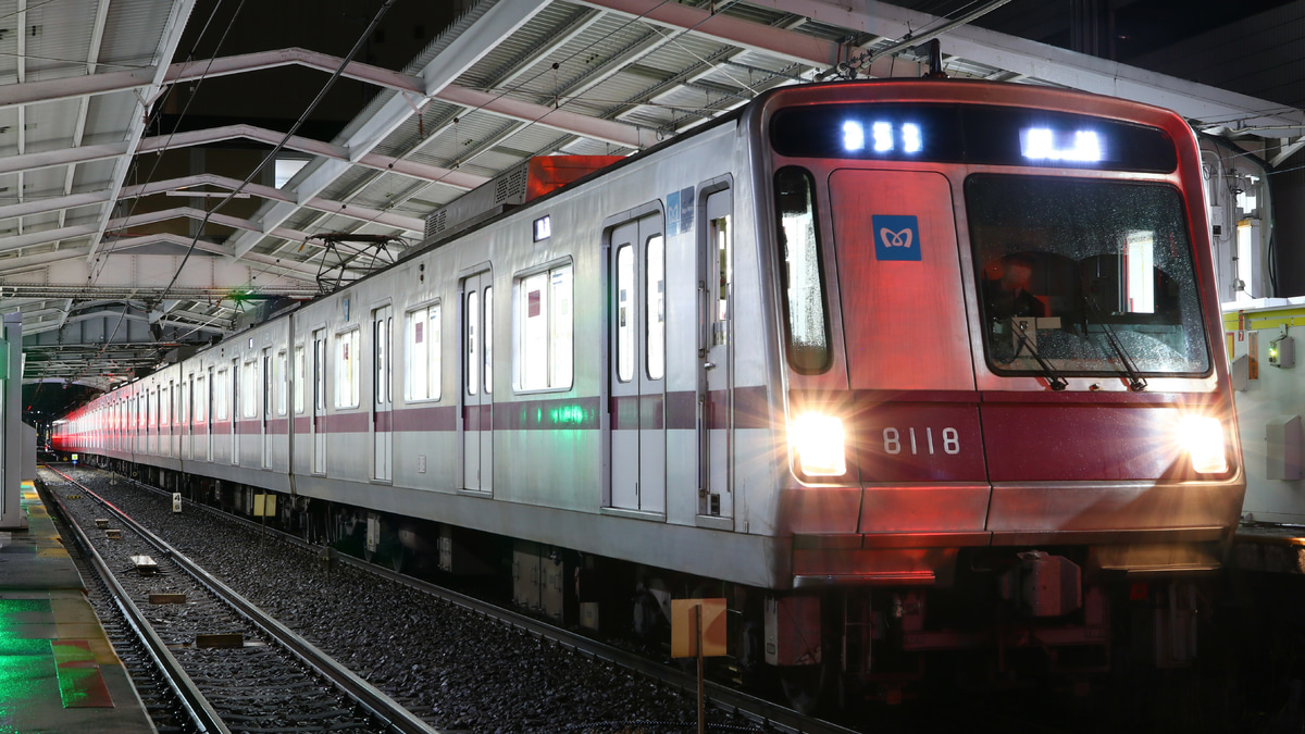 メトロ】8000系8118F新木場CR入場 |2nd-train鉄道ニュース