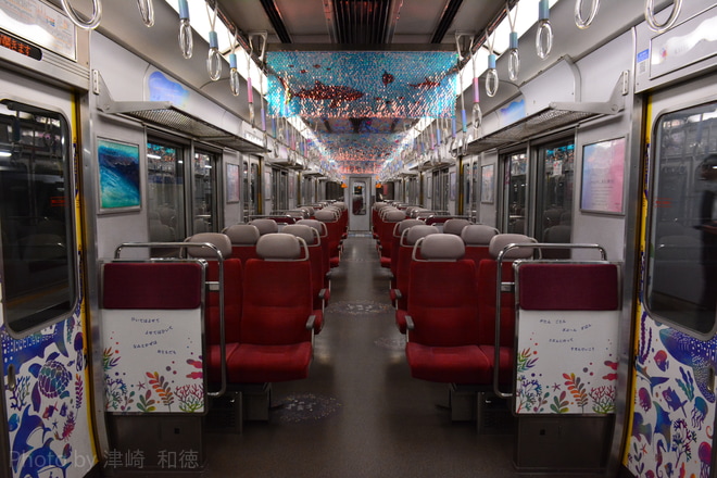【近鉄】5800系 DH03 海遊館ラッピング営業運転終了を東生駒駅で撮影した写真