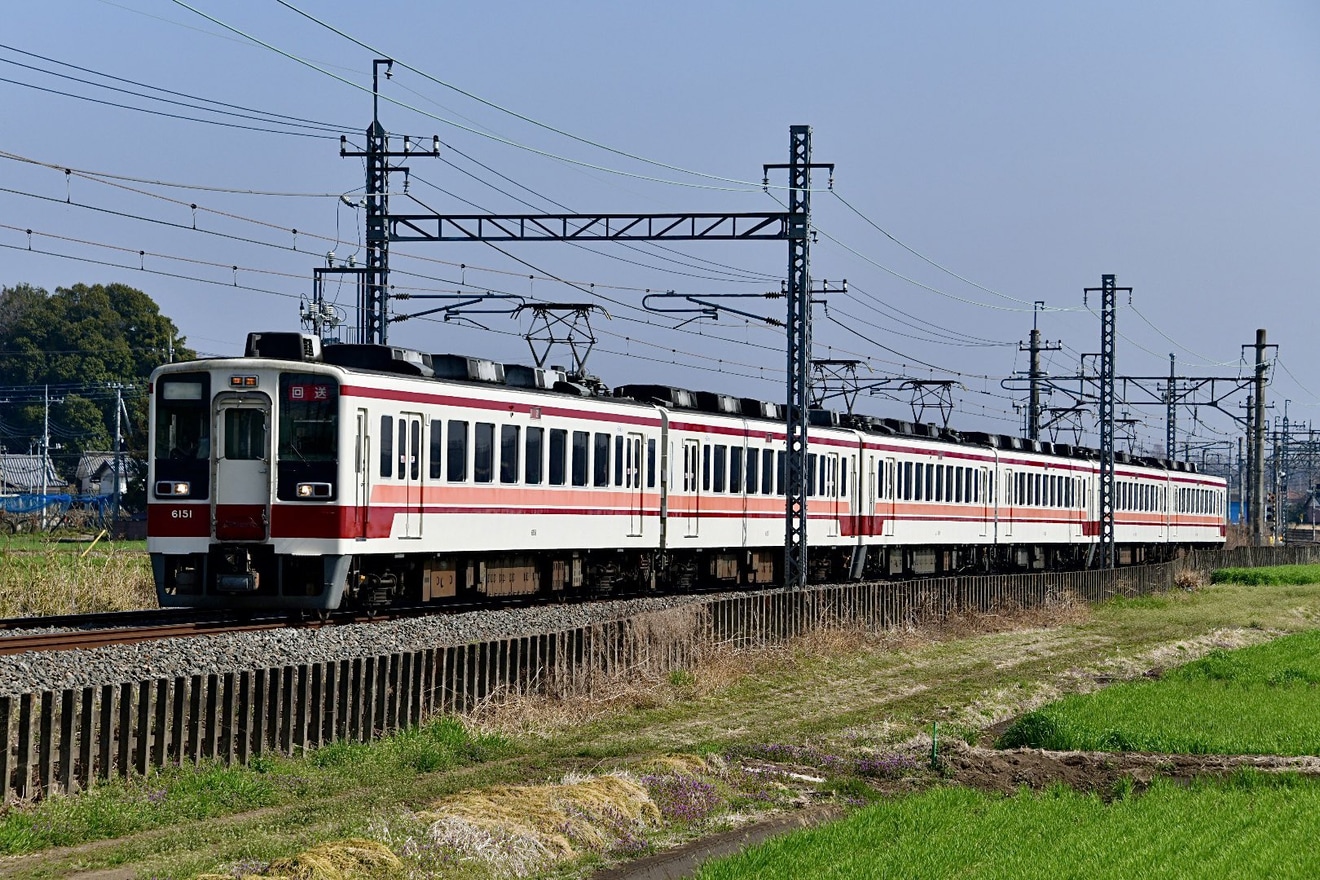 【東武】6050系6151F+61101F+61201F廃車回送の拡大写真