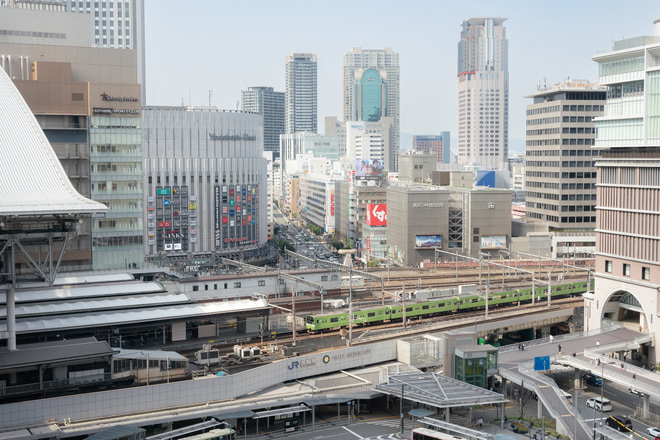 【JR西】201系ND615編成宮原支所疎開回送を大阪駅で撮影した写真