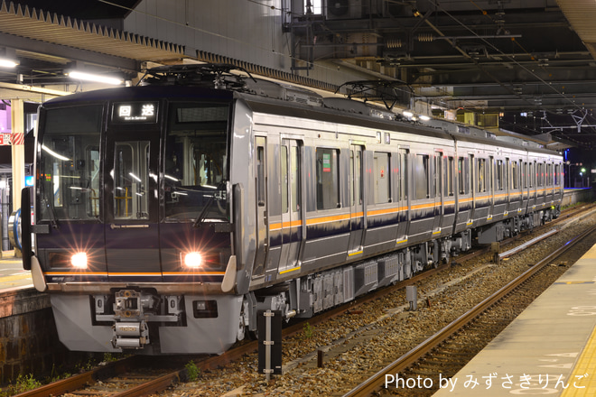 【JR西】207系S15編成 網干総合車両所本所出場を土山駅で撮影した写真