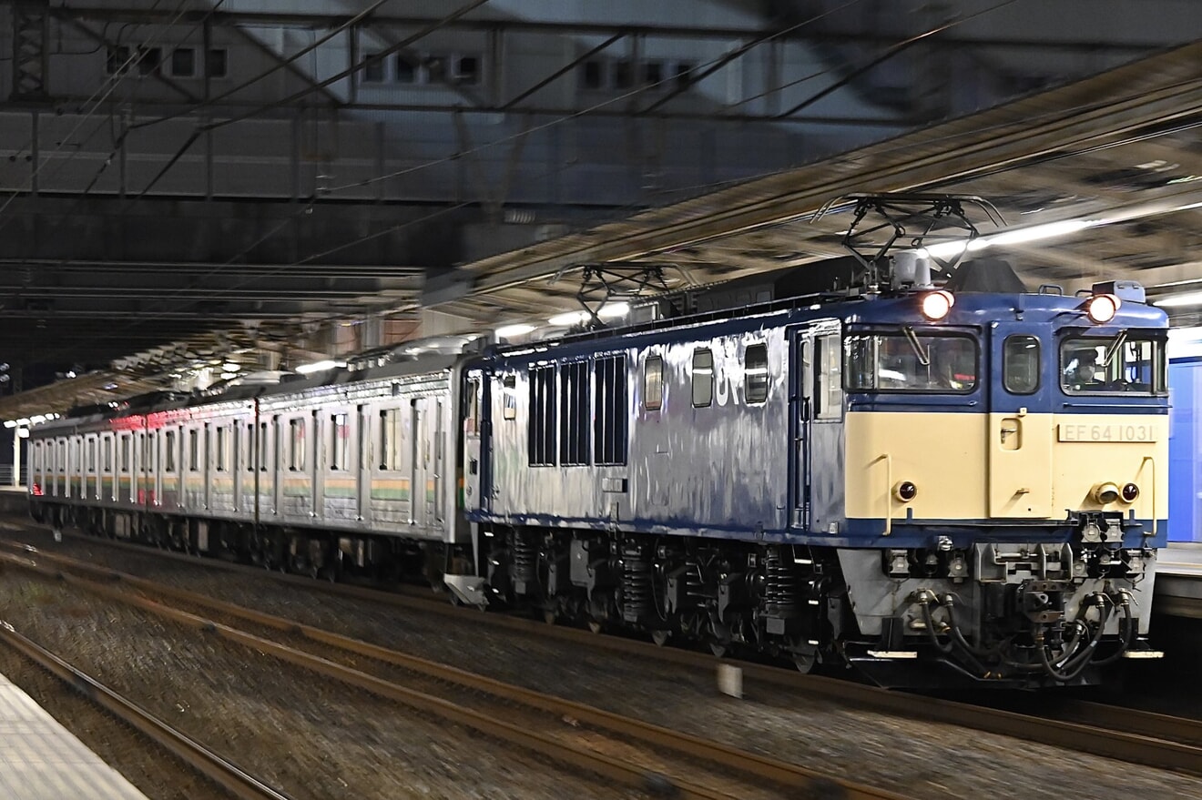 【JR東】205系Y12編成廃車に伴う長野総合車両センター入場配給の拡大写真