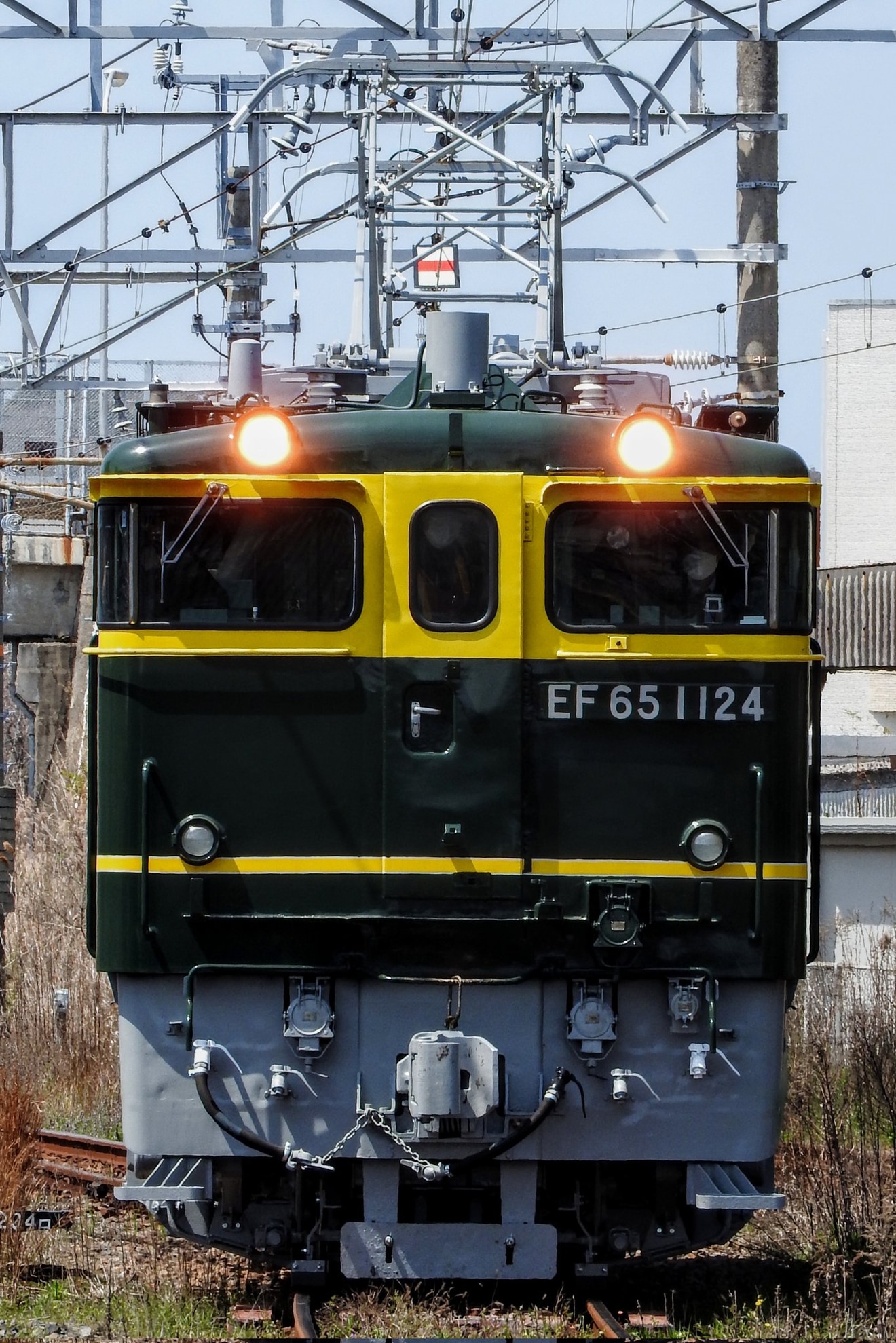 【JR西】EF65-1124下関総合車両所本所出場試運転の拡大写真