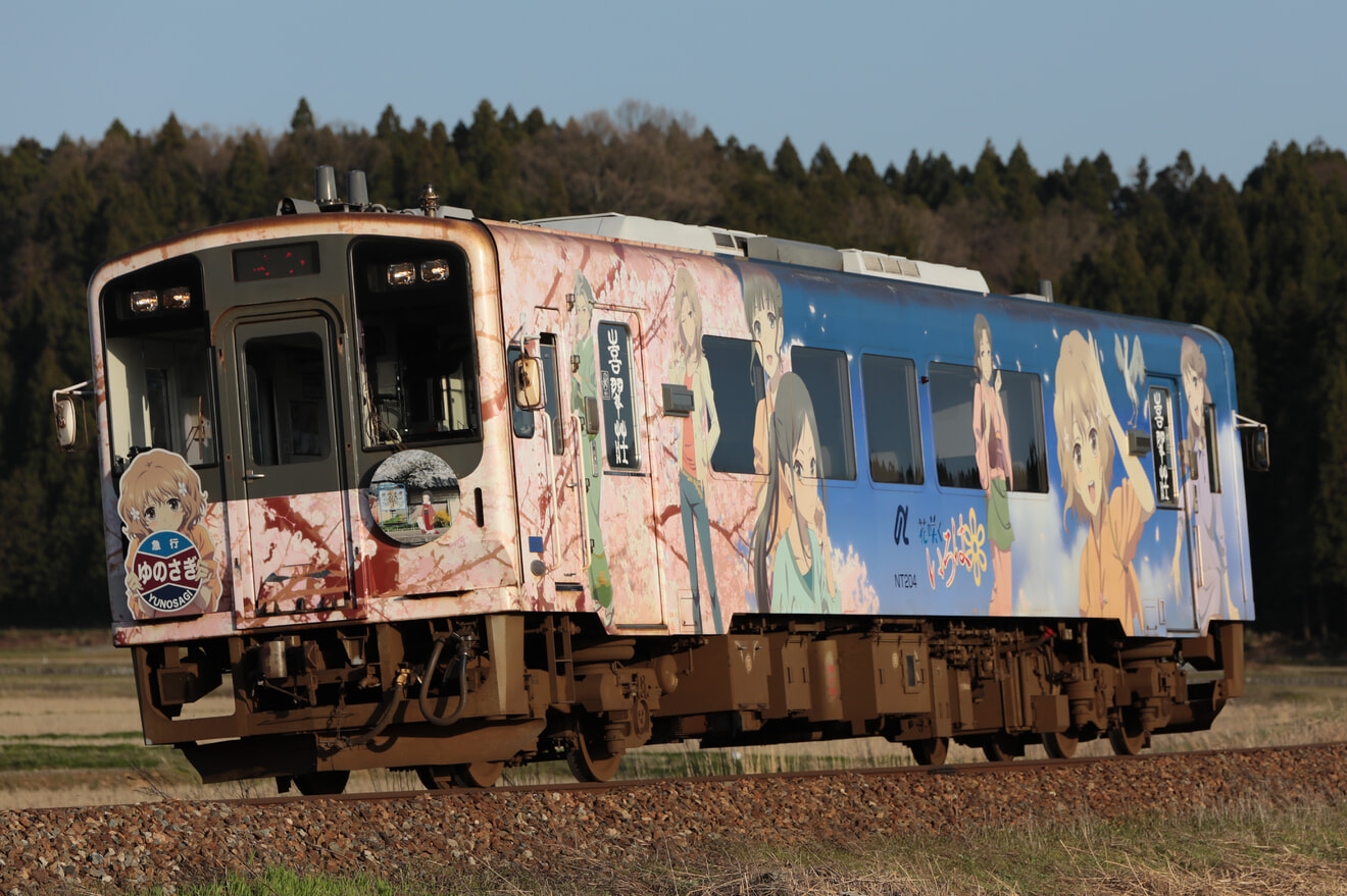 【のと鉄】急行ゆのさぎ〜緒花見列車〜(2022) 運行の拡大写真