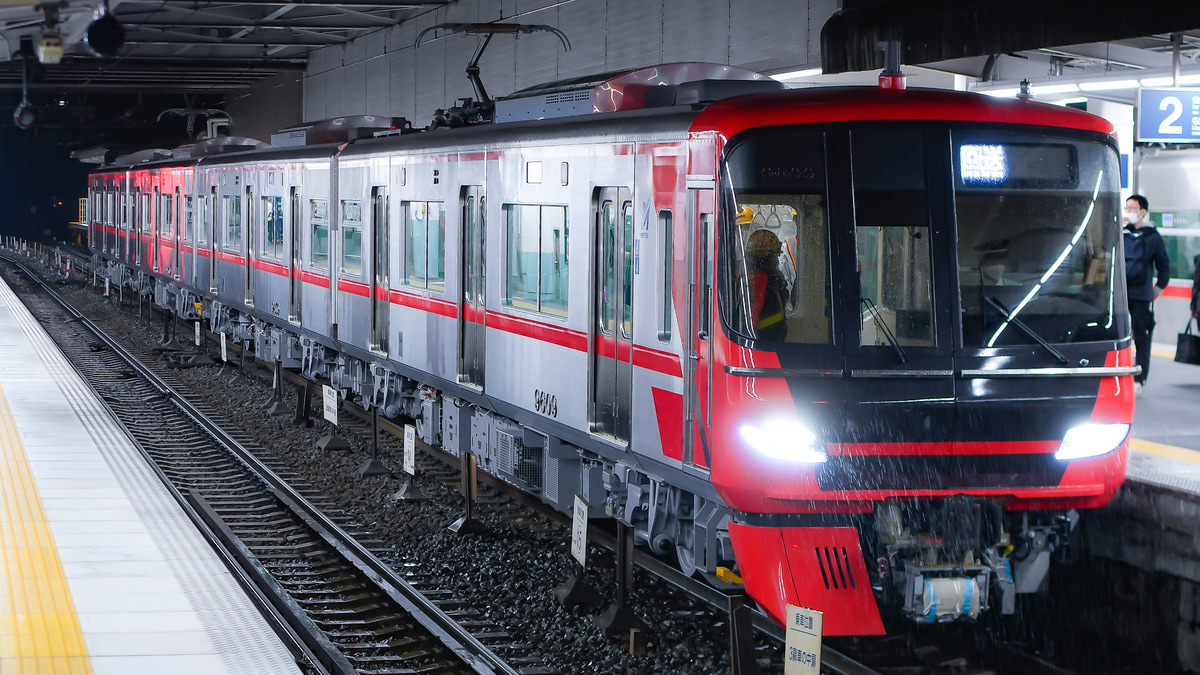 節約 ☆運用調査情報【名古屋鉄道】3500系・9500系 (各務原・知多新線ワンマン車) 4両編成 2023年3月18日改正対応版