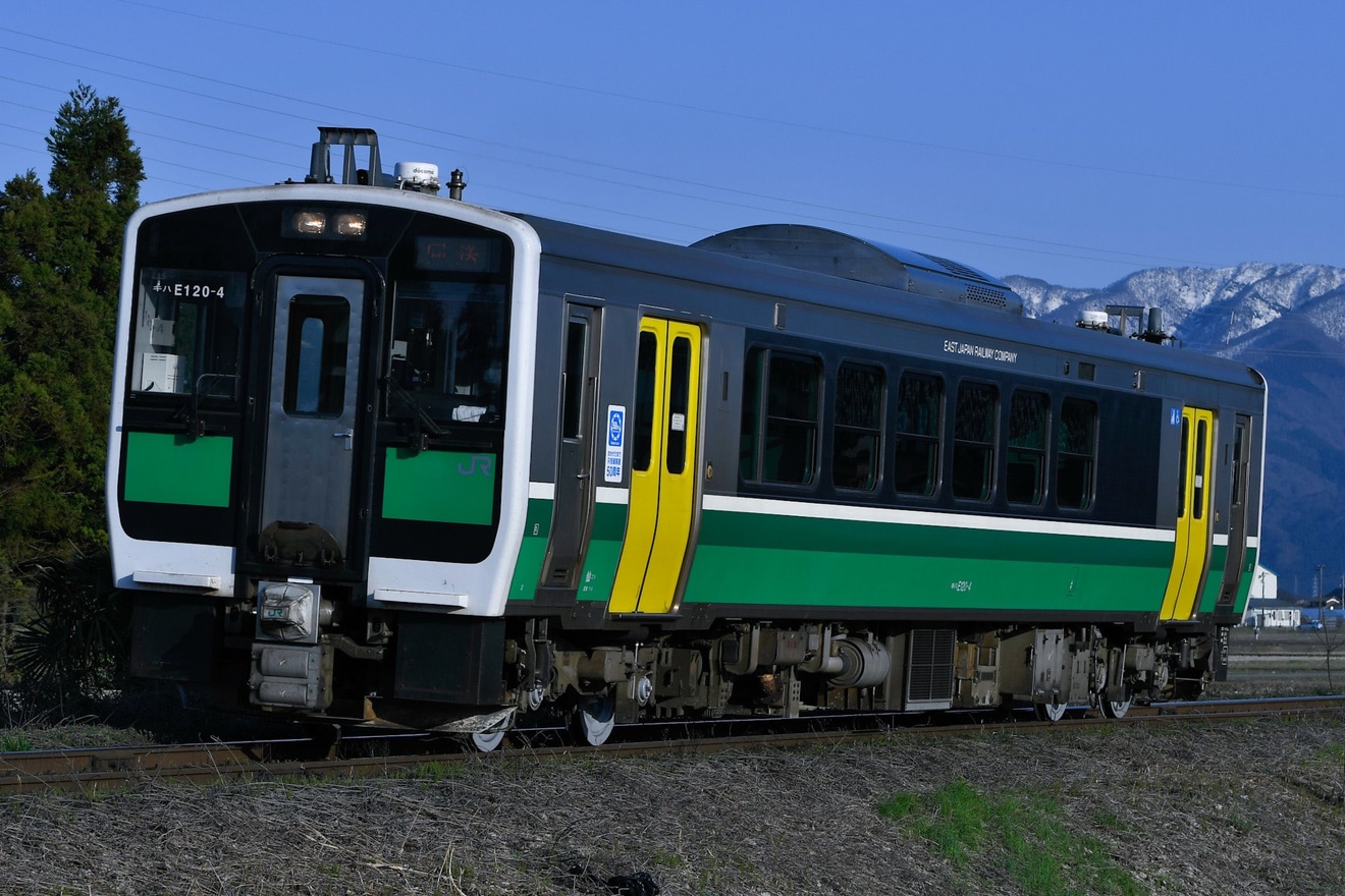 【JR東】キハE120−4が新津・長岡エリアへの拡大写真
